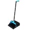 Impact Products LobbyMaster Plastic Dust Pan, 12.32in Wide, 31.84in Aluminum Handle, Blue/Black, PK6 T0011-01 - alternate 1